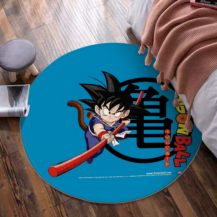 Young Goku Round Mat