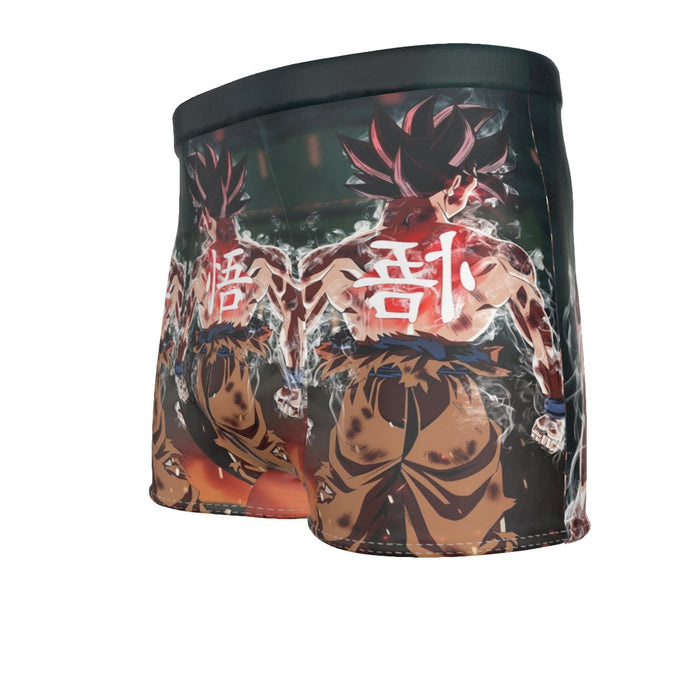 Dragon Ball Goku Ultra Instinct Epic Symbol Casual Men's Boxer Briefs