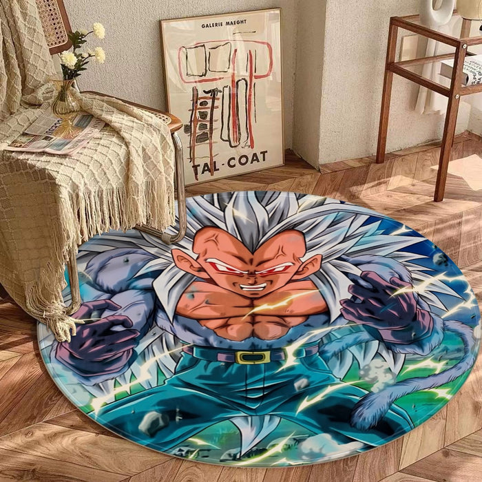 Dragon Ball Vegeta Super Saiyan 4 Ultra Instinct Epic Round Mat