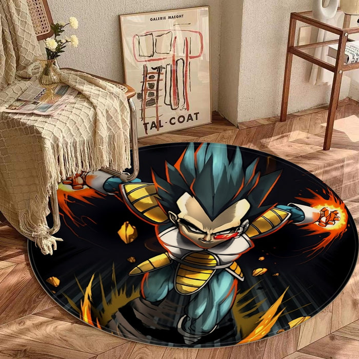 Dragon Ball Armored Vegeta Double Galick Cannon Dope Round Mat