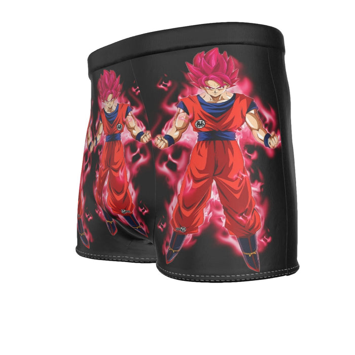 Dragon Ball Super Son Goku Red Kaioken Ultra Instinct Men's Boxer Briefs