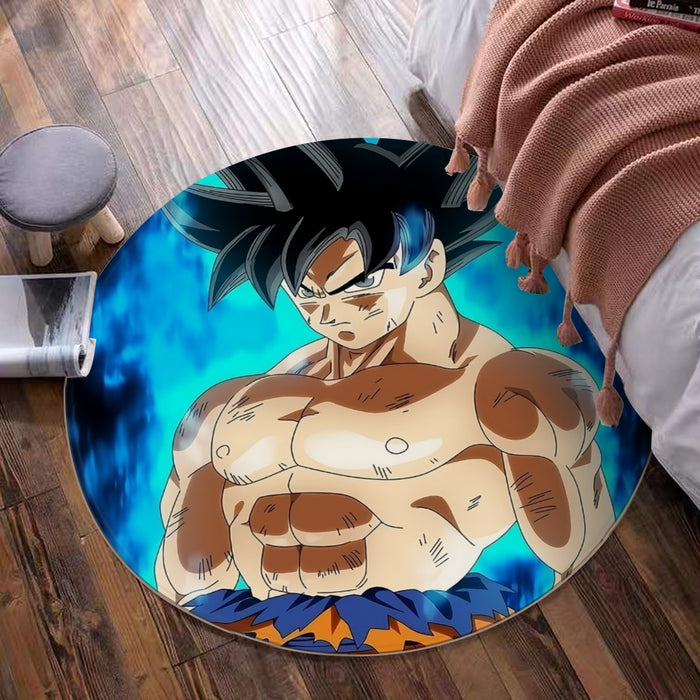 Dragon Ball Super Goku Kaioken Ultra Instinct Dope 3D Round Mat