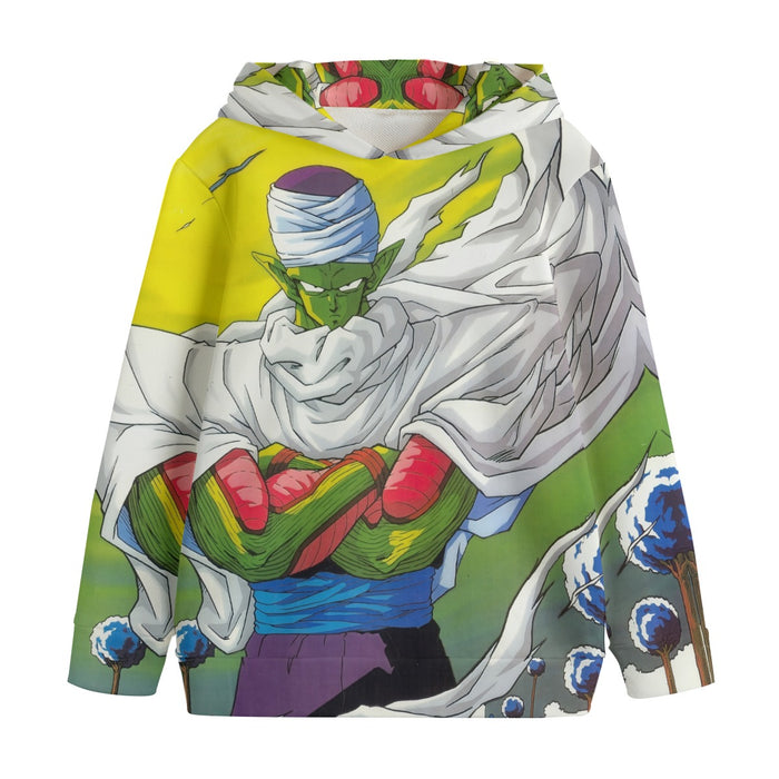 Dragon Ball Angry Piccolo Standing And Ready for Fighting Kids' Hoodie