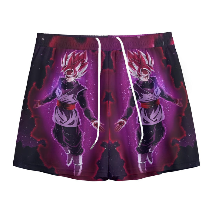 Dragon Ball Black Goku Rose 2 Ultra Instinct Dope 3D Mesh Shorts