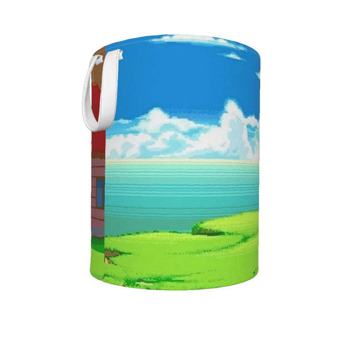 Dragon Ball Master Roshi's Kame House Cartoon Style Laundry Basket