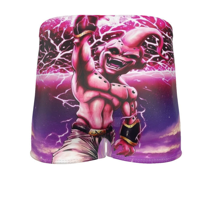 DBZ Kid Buu Super Villain Giant Ki Blast Realistic Design Men's Boxer Briefs