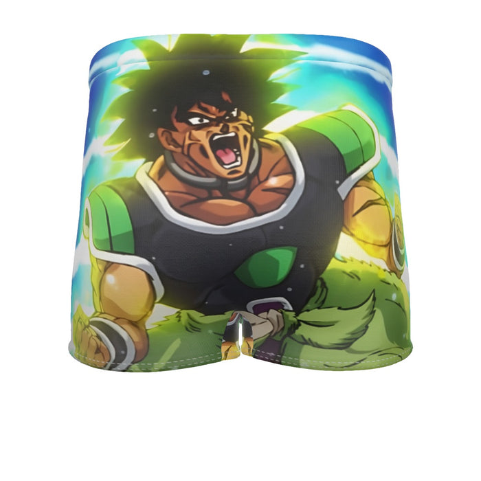 Dragon Ball Z Broly Wearing His Control Mechanism Men's Boxer Briefs