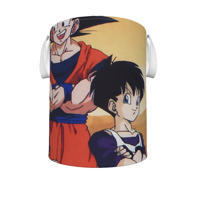 Dragon Ball Son Goku Happy Family Laundry Basket