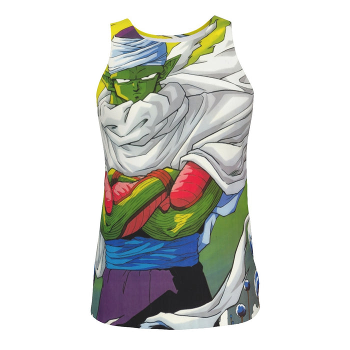 Dragon Ball Angry Piccolo Standing And Ready for Fighting Tank Top