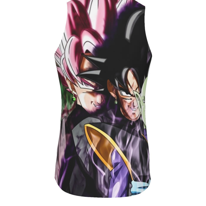 Dragon Ball Super Zamasu Goku Black Goku Rose Cool Tank Top