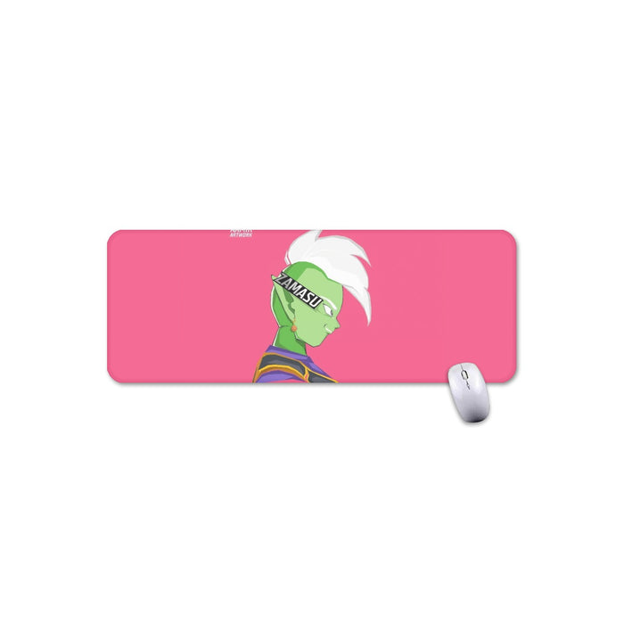 Dragon Ball Super Cool Grin Zamasu Potara Earring Pink Mouse Pad