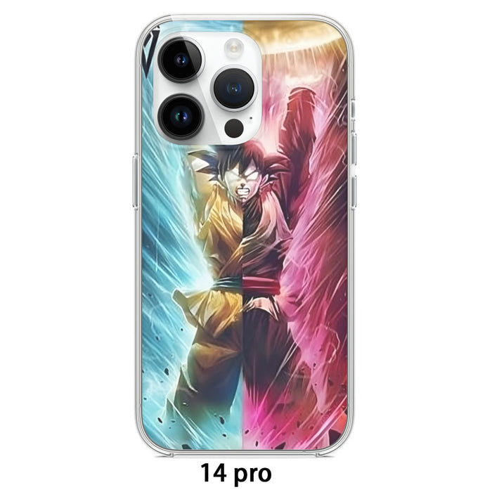 Dragon Ball Super Shirt Black Goku SSGSS Goku Spirit Bomb Iphone 14 Case