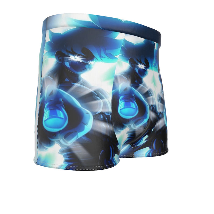 Dragon Ball Super Blue Son Goku Epic Ultra Instinct Men's Boxer Briefs