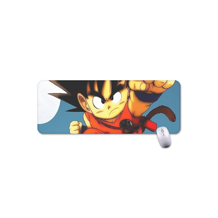 Young Goku Kid Flying Cloud Fight 3D Dragonball Mouse Pad