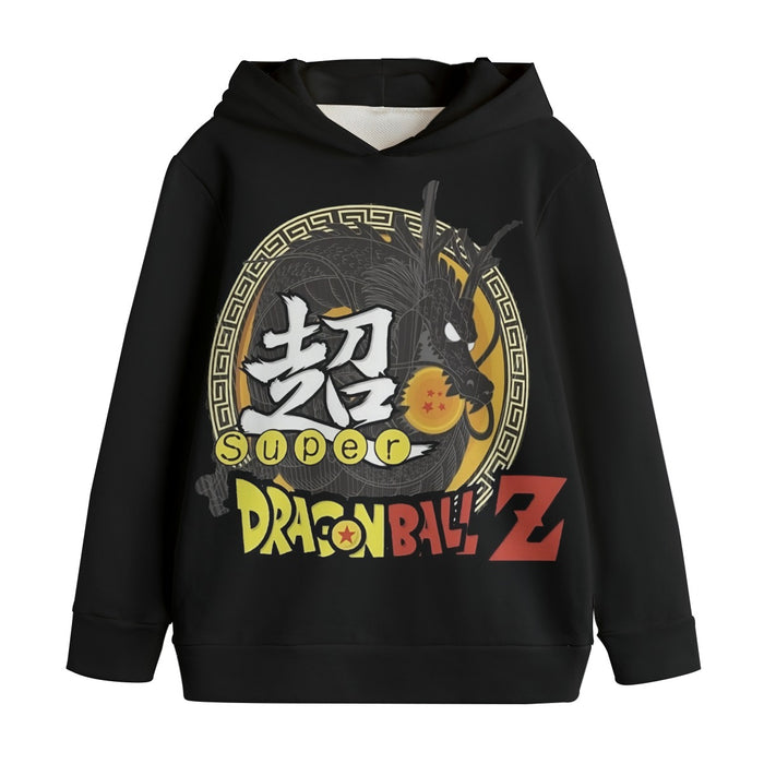 Dragon Ball Z Super Kanji Epic Dragon Spirit Shenron Kids' Hoodie