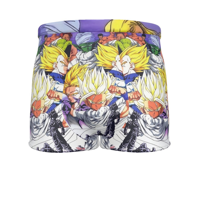 Dragon Ball Trunks Gohan Young Generation Super Saiyan Color Style Men's Boxer Briefs