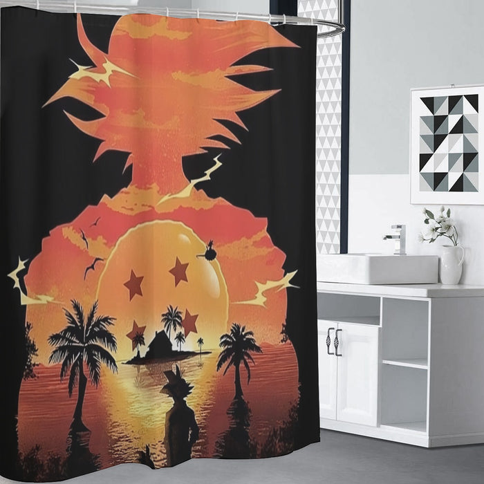 Four Star Dragon Ball  Shower Curtain