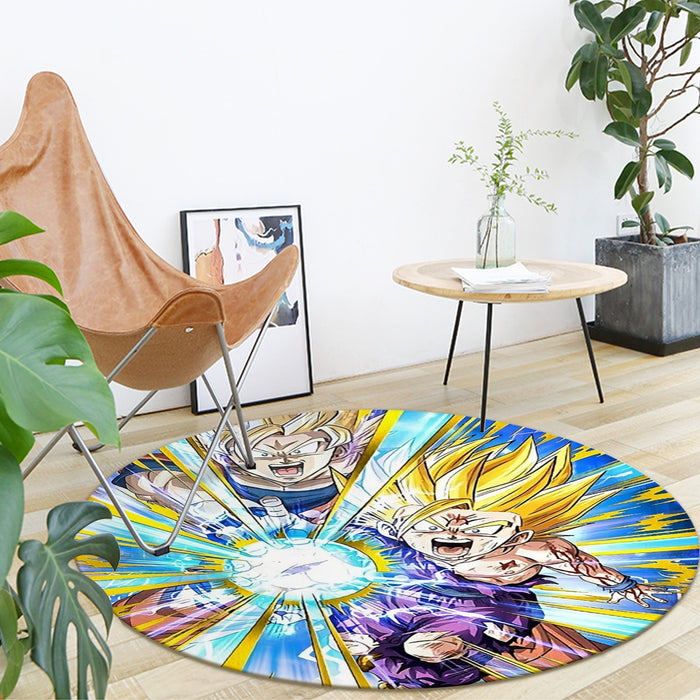 Dragon Ball Teen Gohan Dokkan Battle Super Saiyan 3 Cool Round Mat