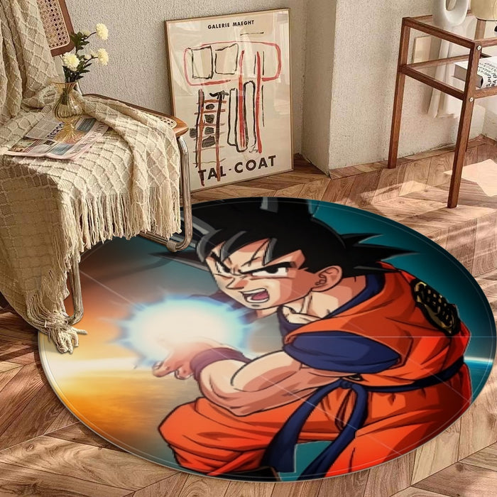 Goku Kamehameha Round Mat