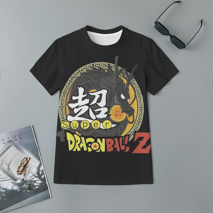 Dragon Ball Z Super Kanji Epic Dragon Spirit Shenron Kids T-Shirt