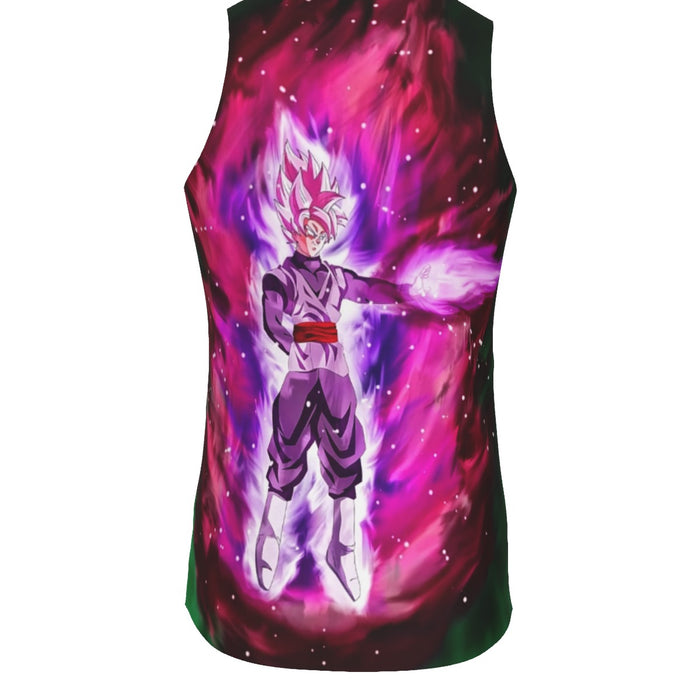 Goku Black Super Saiyan Rose Power Aura Streetwear Design Tank Top