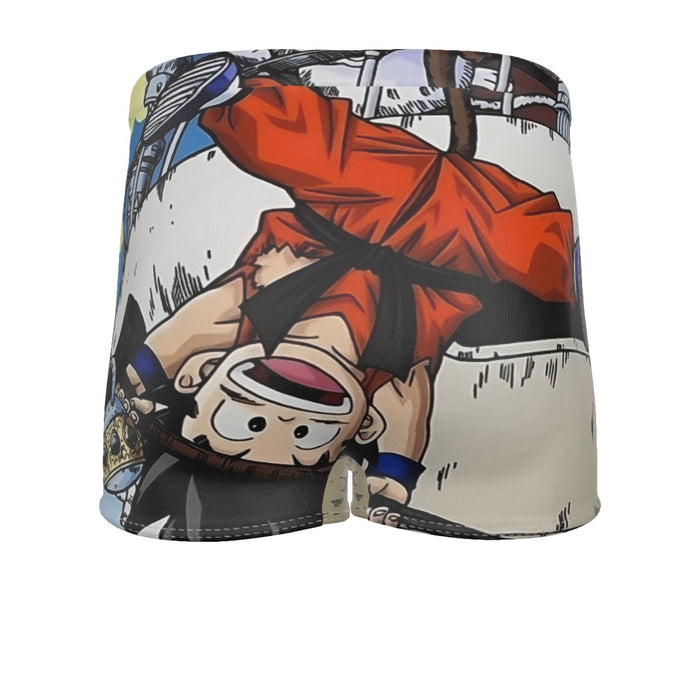 The Naughty Kid Goku and Korin Wise Cat Dragonball Men's Boxer Briefs
