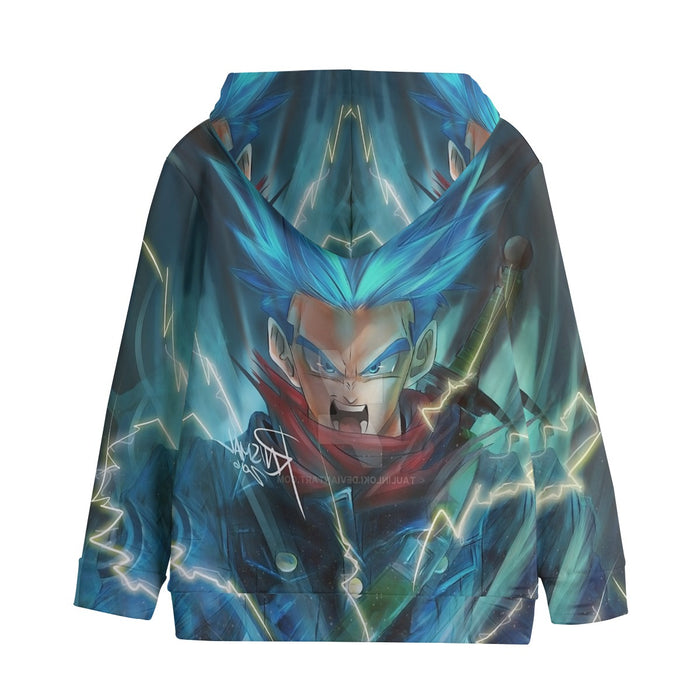 Dragon Ball Super Future Trunks Rage Kids' Hoodie