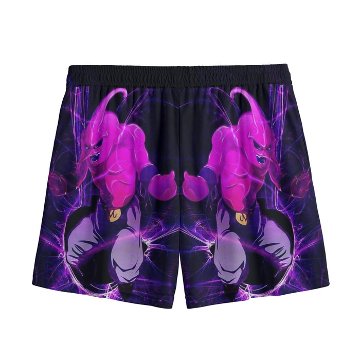Dragon Ball Kid Buu Madness Destruction Dope Design Trending Mesh Shorts