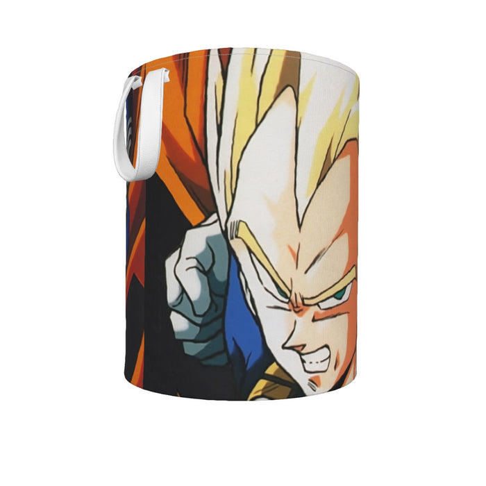 Dragon Ball Goku Vegeta Trunks Super Saiyan Power Heroes Cool Trending Design Laundry Basket