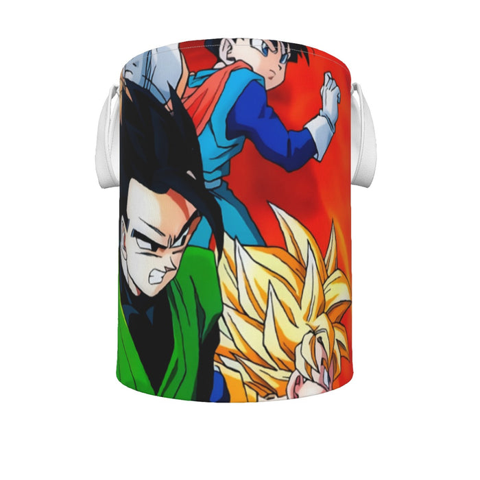 Dragon Ball Goku Super Saiyan 3 Vegeta Gohan Trending Design Laundry Basket