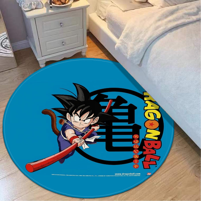 Young Goku Round Mat