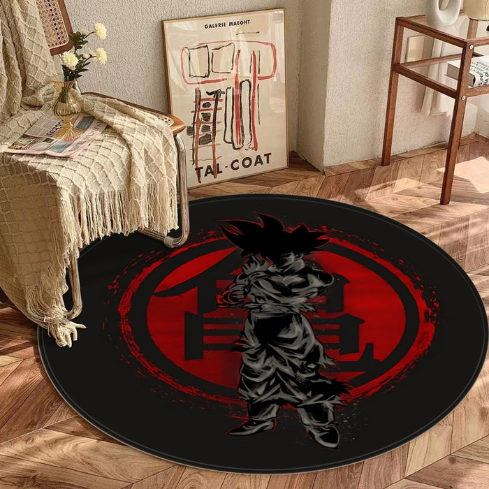 Dragon Ball Z Goku's Logo Round Mat