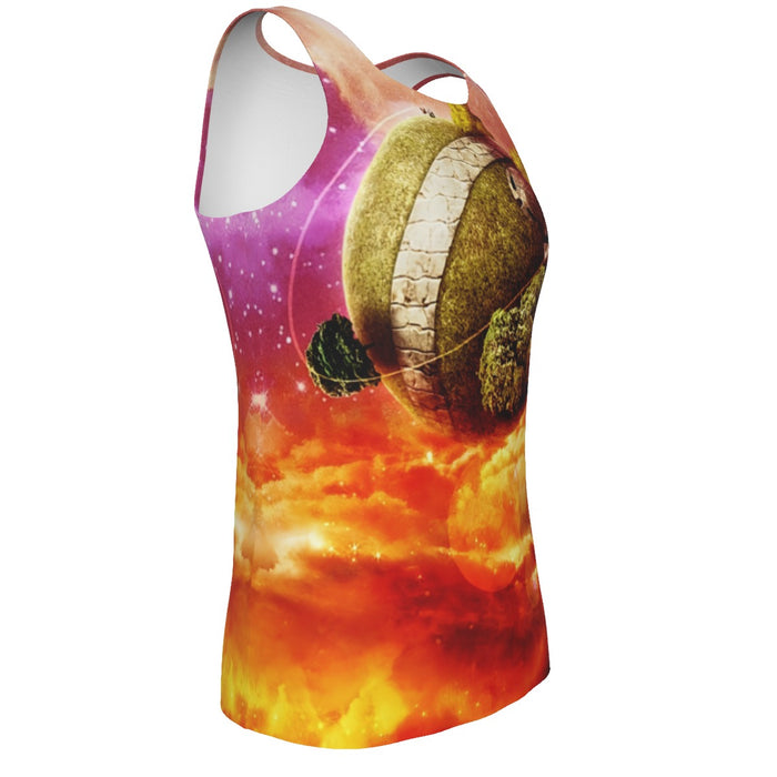 Dragon Ball Z Great King Kai Planet Cool Orange Tank Top