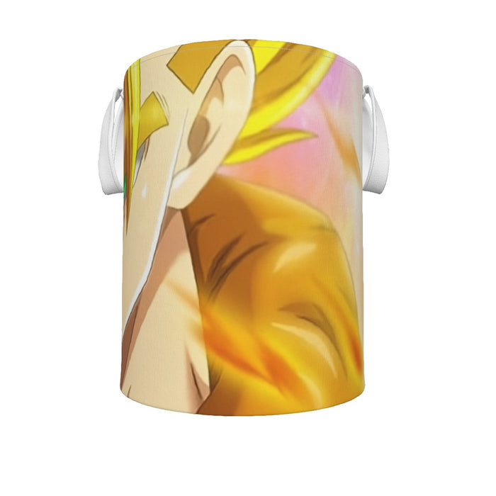 Dragon Ball Z Gogeta Super Saiyan Warrior Power Full Print Streetwear Cool Design Laundry Basket