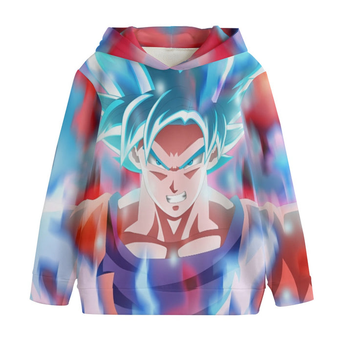 Dragon Ball Super Saiyan Blue Goku Kids' Hoodie