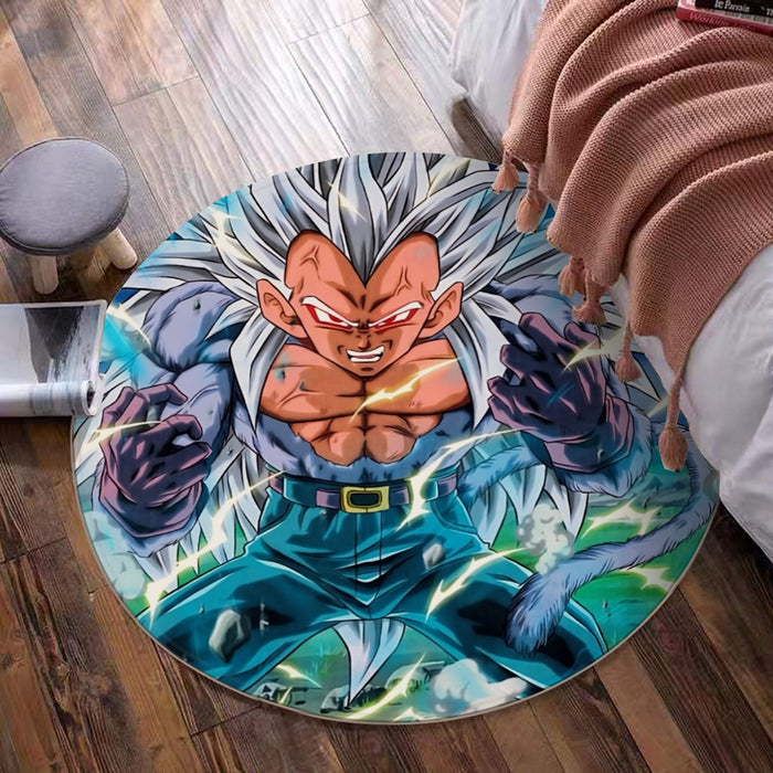 Dragon Ball Vegeta Super Saiyan 4 Ultra Instinct Epic Round Mat