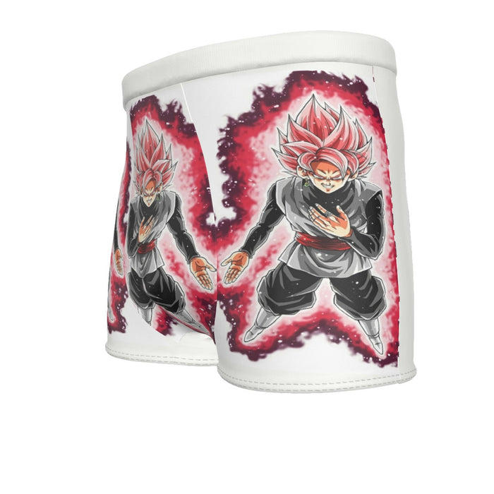 Dragon Ball Super Black Goku Rose 2 Super Saiyan Grin Men's Boxer Briefs