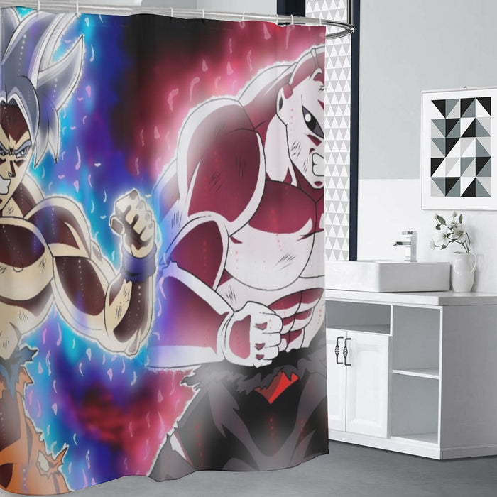 Dragon Ball Super Goku vs Jiren Fierce Battle Full Print Shower Curtain