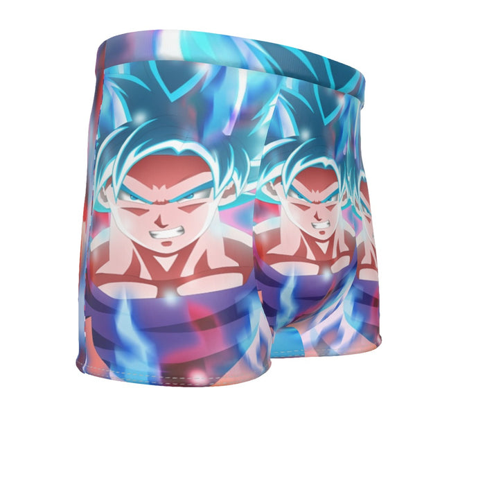 Dragon Ball Super Saiyan Blue Goku Men's Boxer Briefs