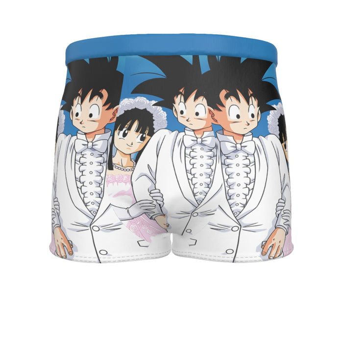 Dragon Ball Z Son Goku Newly Wed Couple Men's Boxer Briefs