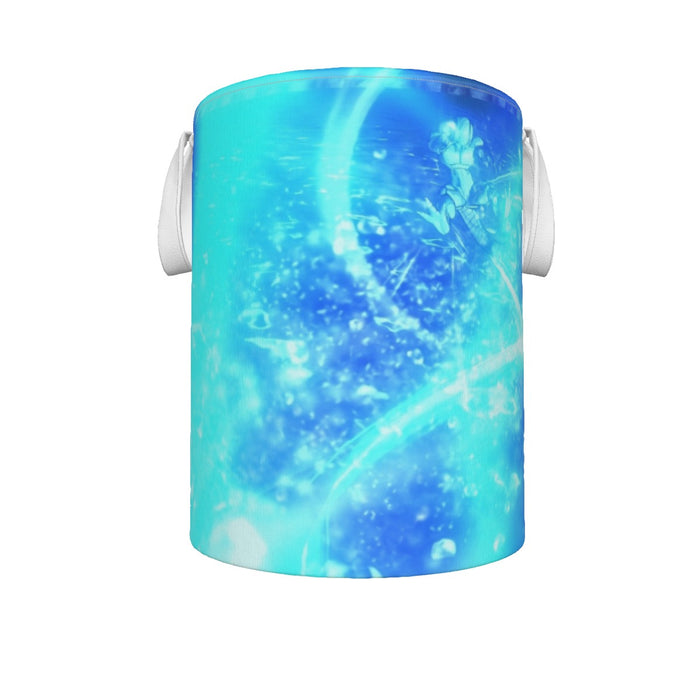 DBZ Goku SSGSS Saiyan God Blue Aura Blasting Streetwear Laundry Basket