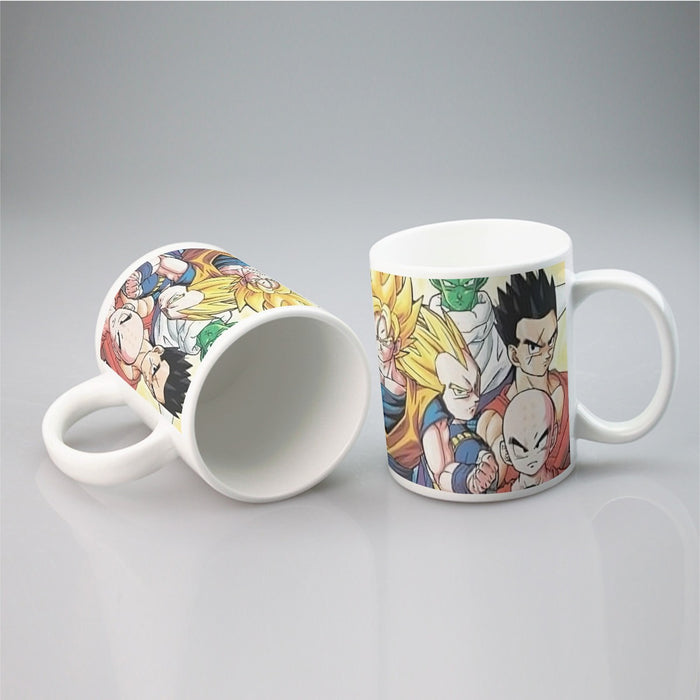 DBZ Goku Vegeta Super Saiyan Krillin Piccolo All Heroes Vibrant Design Mug