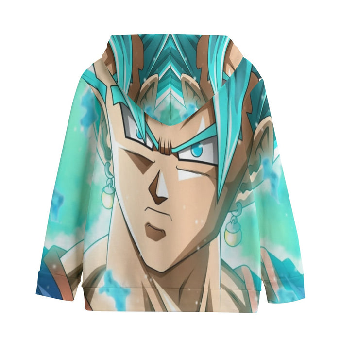 Dragon Ball Super Vegito Blue Super Saiyan Cool 3D Kids' Hoodie