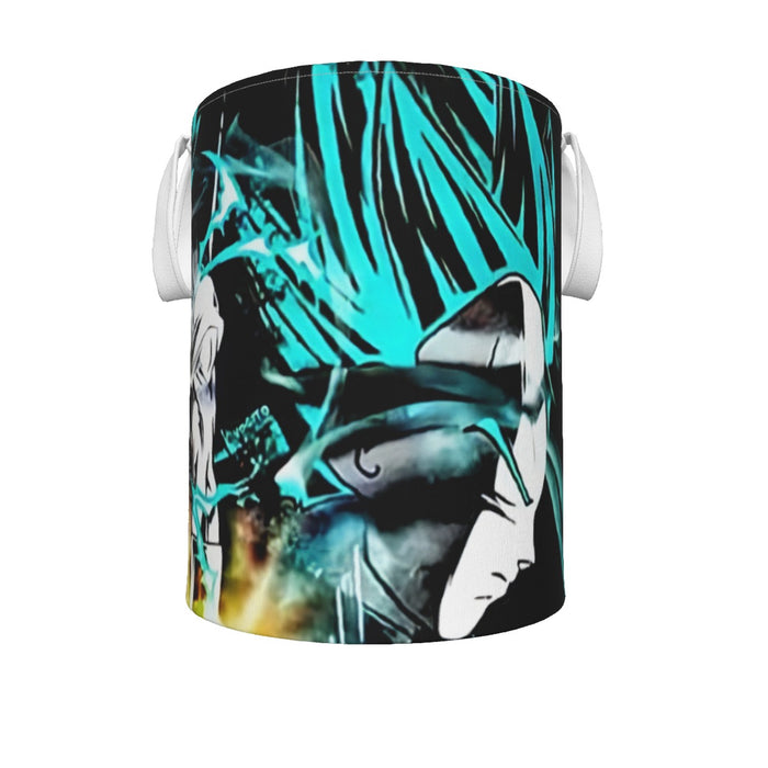 Dragon Ball Gogeta Super Saiyan Power Up Potara Fusion Design Laundry Basket