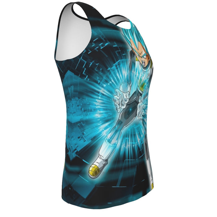 Dragon Ball Super Vegeta Blue Double Galick Gun Epic Tank Top