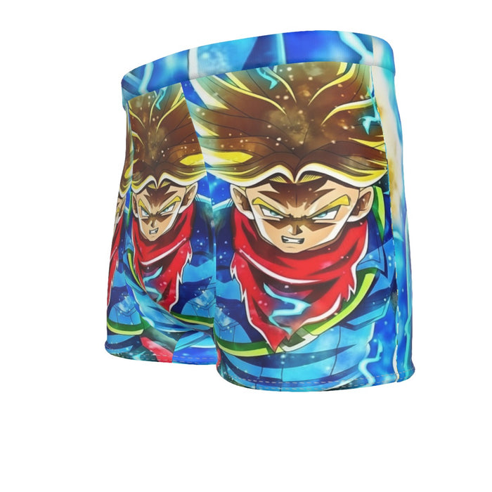 DBZ Rage Super Saiyan Trunks Portrait Unique Style Men's Boxer Briefs