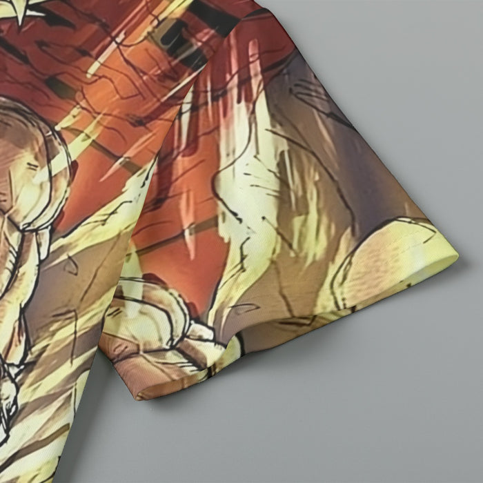 Powerful Goku Super Saiyan 2 Transformation SSJ2 Kids T-Shirt