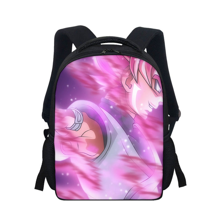 Dragon Ball Super Saiyan Black Goku Rose Cool Casual Backpack