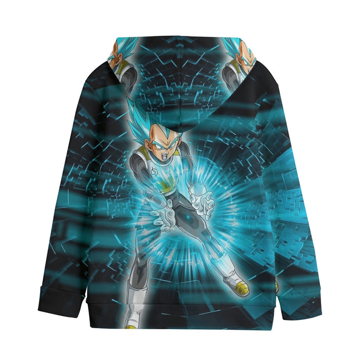 Dragon Ball Super Vegeta Blue Double Galick Gun Epic Kids' Hoodie