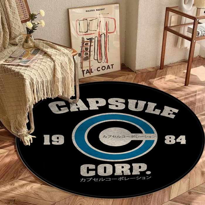 Capsule Corp Baseball Round Mat